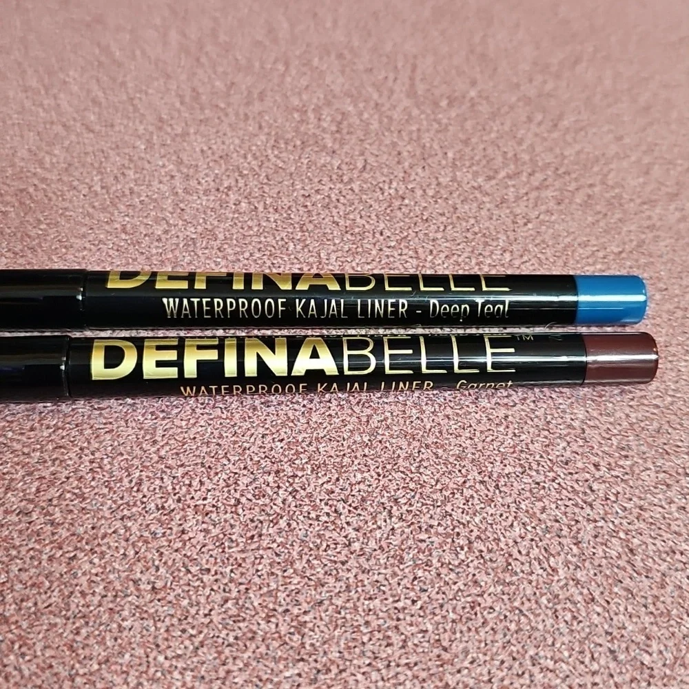 Belle Beauty Definabelle Waterproof Kajal EyeLiners. New & Unused. Set Of (2).